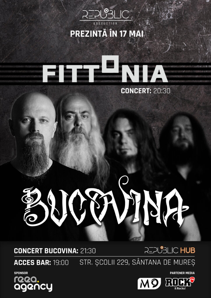 Concert Fittonia și Bucovina la Republic Hub