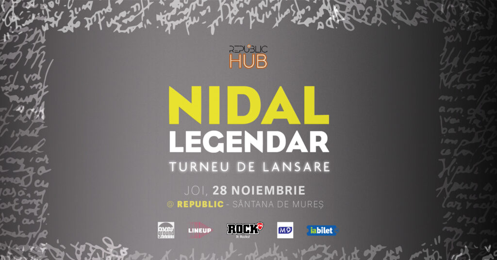 Nidal concert lansare album la Republic Hub, Santana de Mures